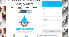 Desktop Screenshot of cosplumbing.com